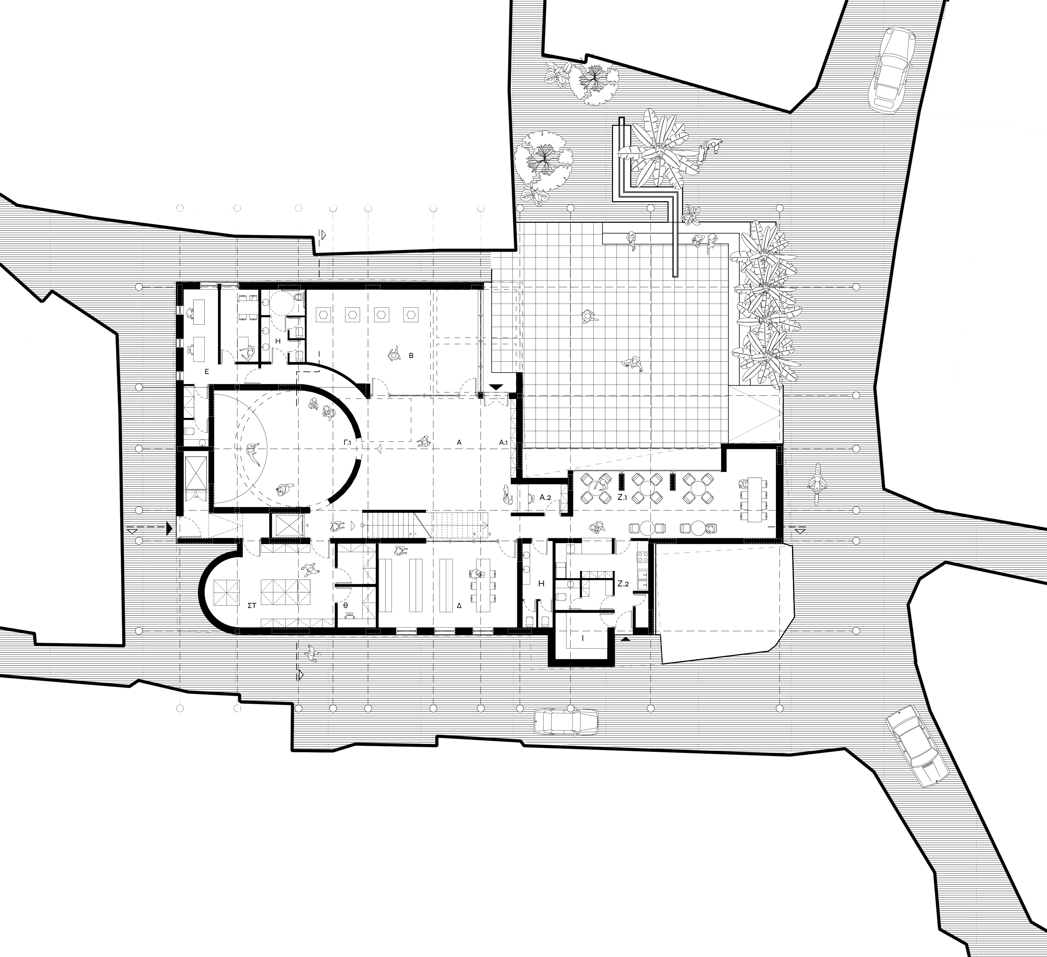 plan architecture museum cyprus